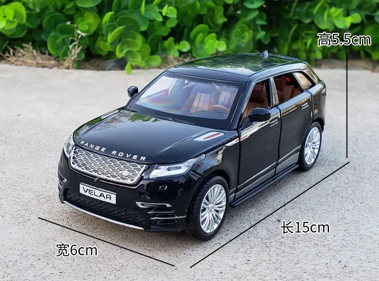 1:32 Масштаб Литой Сплав металла роскошная модель автомобиля SUV для Range Rover Velar коллекция внедорожная модель дорожного транспортного средства звук и светильник игрушки автомобиль