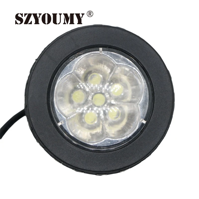 SZYOUMY Солнечный 6 LED открытый сад пейзаж ярд пятно света Газон лампа прожектор 30 шт