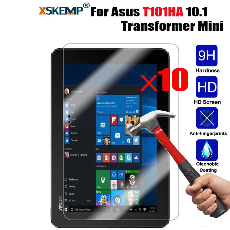 XSKEMP 10 шт./лот 9H Защитная пленка для экрана планшета из закаленного стекла Asus T101HA 1