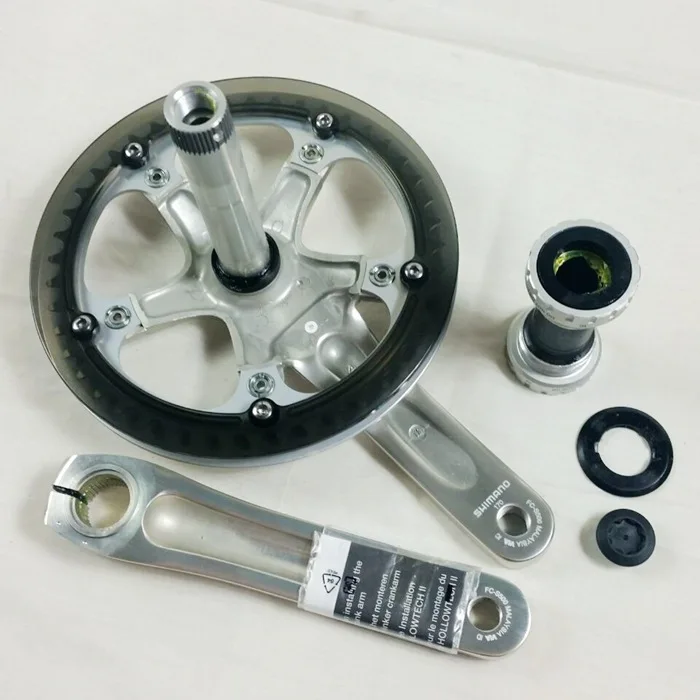 SHIMANO Alfine FC S500 S501 Crankset 45T Chainring BCD 130mm 170mm Crank 24mm Bottom Bracket 8 9 S SP8 City Folding Road Bicycle | Спорт и