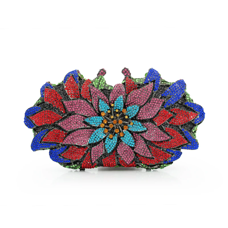 

multi-color luxury brand clutch bag wedding party bag clutch bag evening fashion purses(88182A-RB)