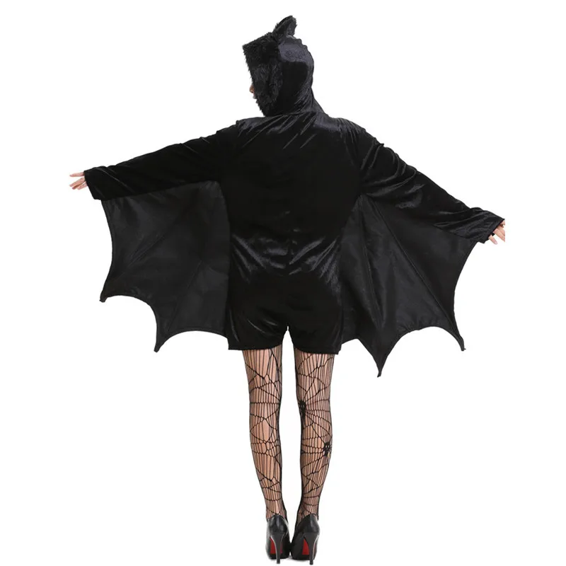 XS-XXL мама и дочь одежда животного Cosplays принт чёрной летучей мыши костюмы Ролевая