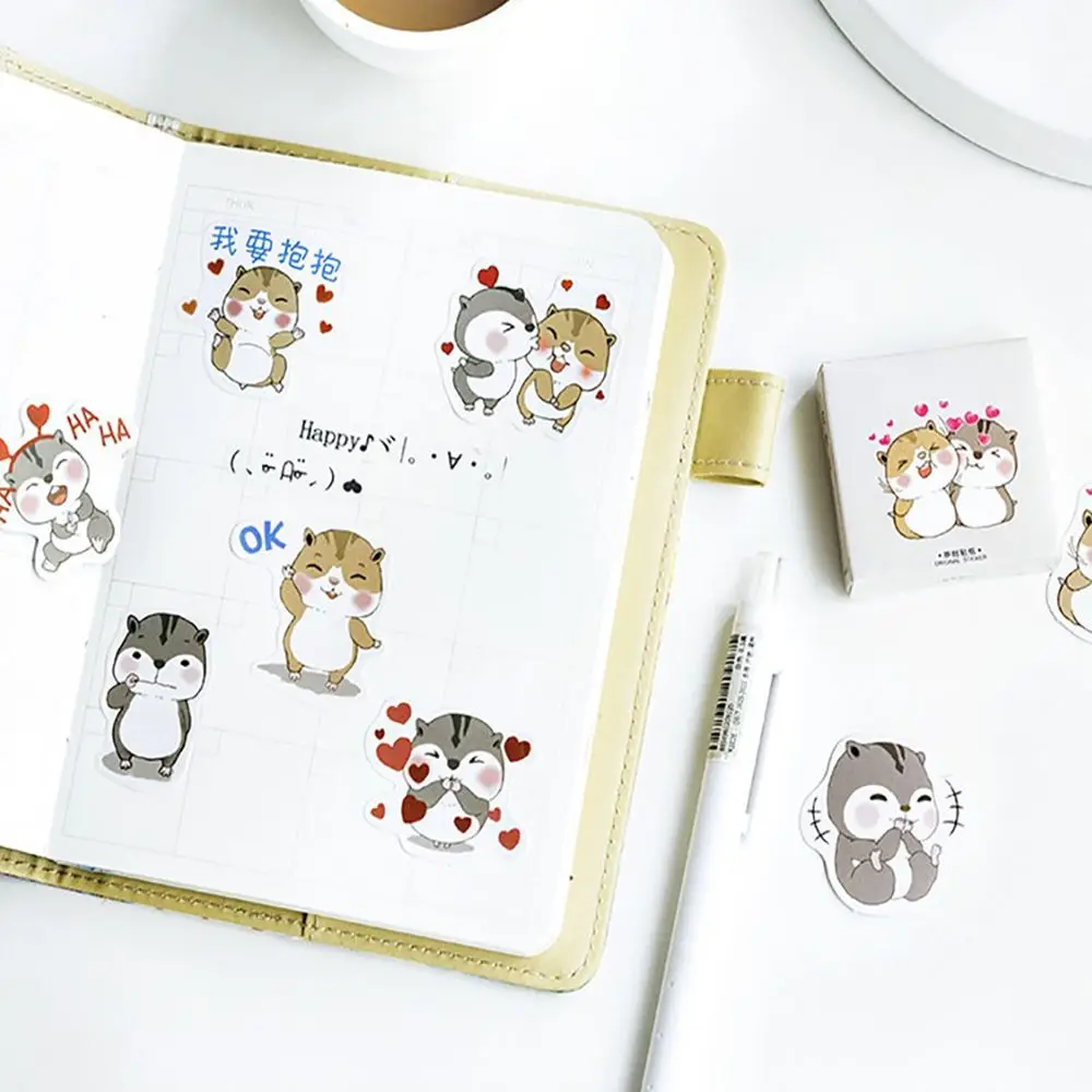 45 шт./кор. милые животные мультфильм Хомяк DIY Скрапбукинг записная книжка