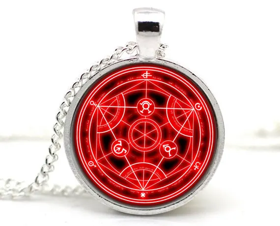 Новое модное цельнометаллическое ожерелье Alchemist Transmutation Bijuterias подвеска в виде