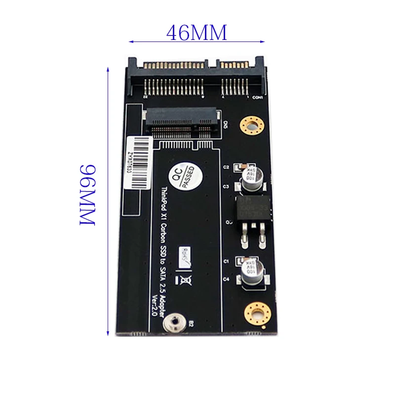 Ультрабук HL THINKPAD X1 Carbon Sandisk 20 + 6 Pin SSD на SATA адаптер только для Lenovo|Платы расширения|