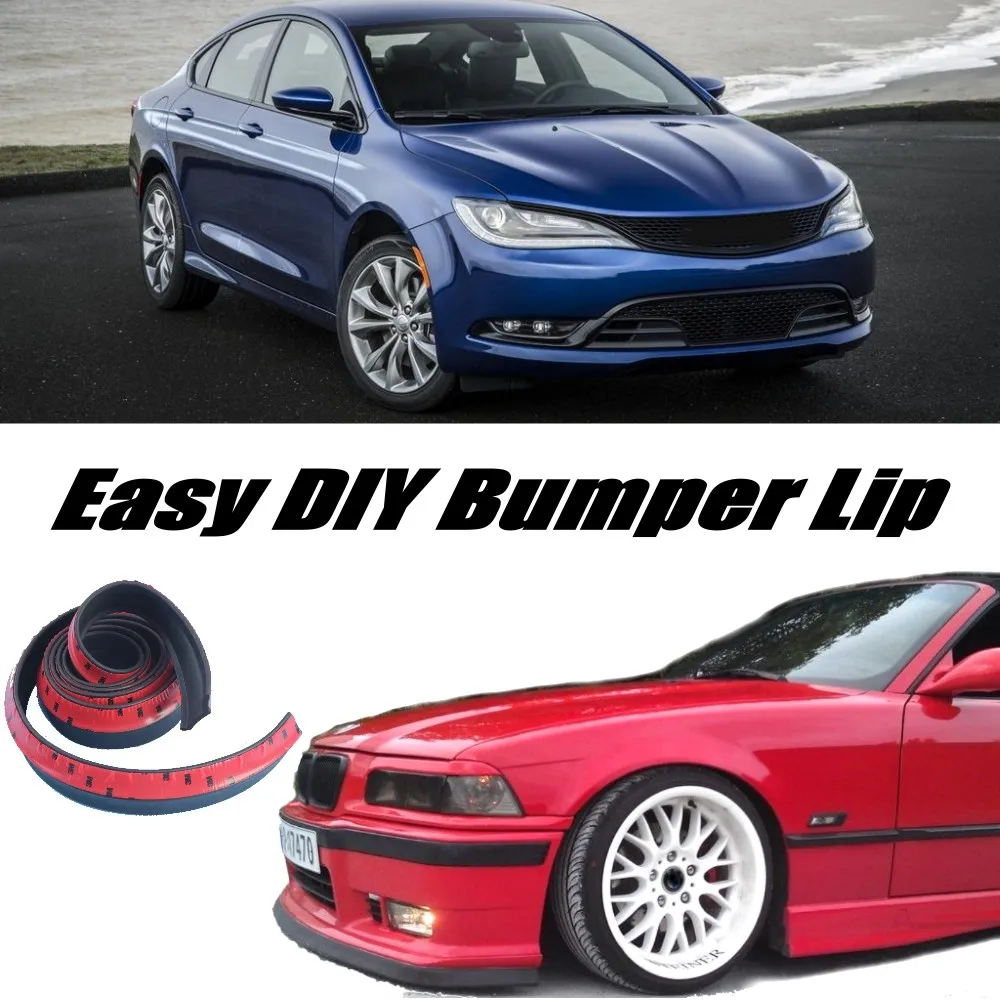 Бампер для губ дефлектор для губ Chrysler 200 для Lancia Flavia передний спойлер юбка для Тюнинг автомобиля вид/комплект кузова/полоса
