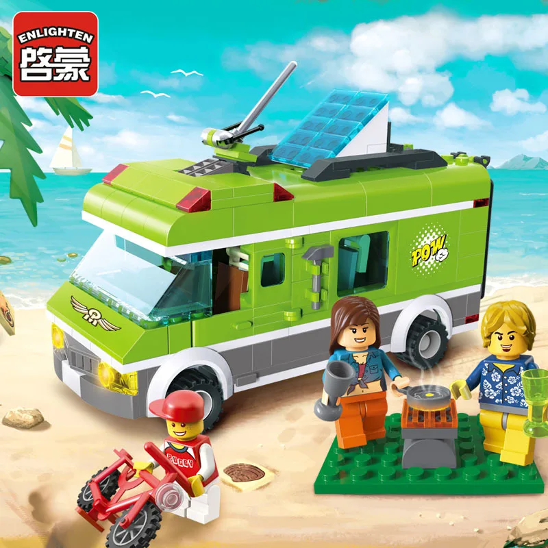 Enlighten модели Здание игрушка Совместимость с LEGO Лего Legos Конструктор E1120 380 блок