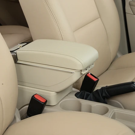 C Styke Beige Ящик для хранения для Suzuki Swift 2005- подлокотник центр консоль коробка - Название цвета: C Styke Beige