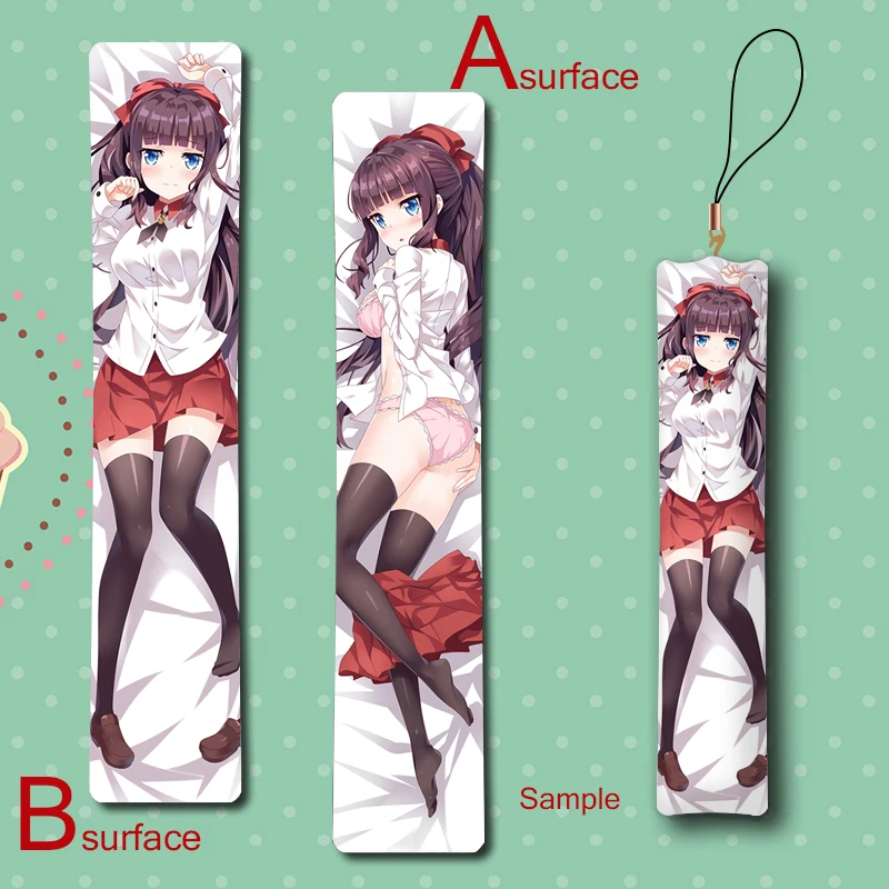 Популярная новая игра! Такимото Hifumi в виде милого героя аниме мини Dakimakura брелок