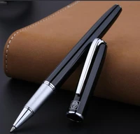 silver clip black rollerball pens luxury pimio 916 good writing sign pens with an original box school supplies gift stationery