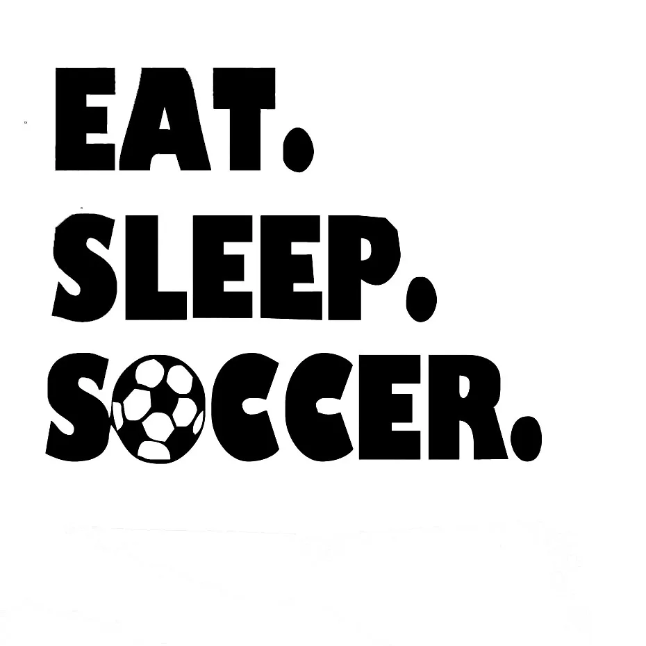Автомобильные чехлы Eat Sleep Soccer автомобильная наклейка футбольное окно задняя