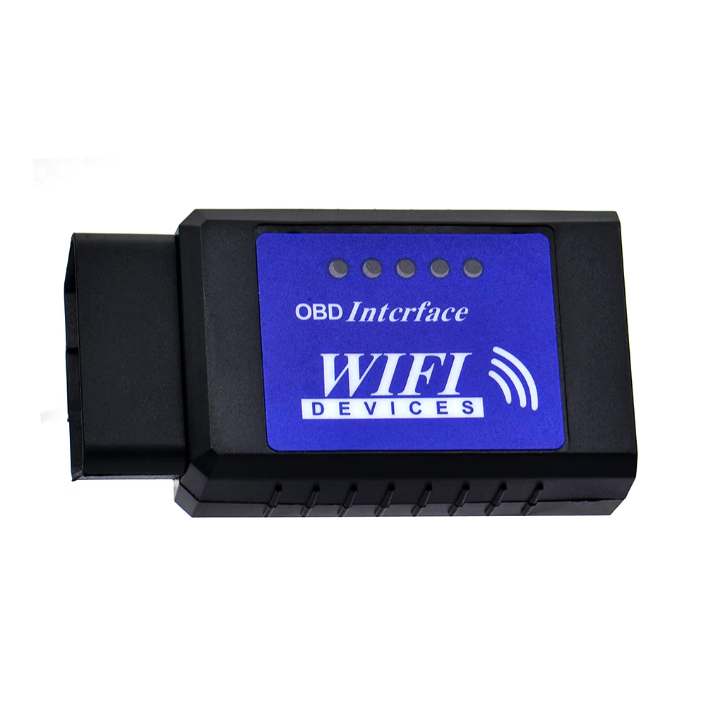 ELM327 OBD2 WIFI синяя версия автоматического сканирования ELM 327 Wifi поддерживает Android и iOS