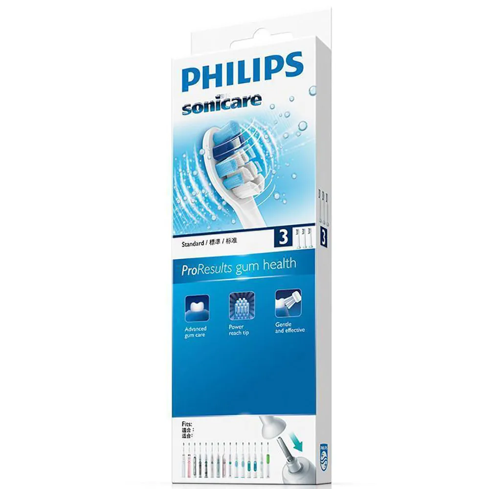 

Philips Electric Toothbrush Head HX9033/05 3 Pack Suitable for HX6730 HX6761 HX6711 HX3226 HX6616