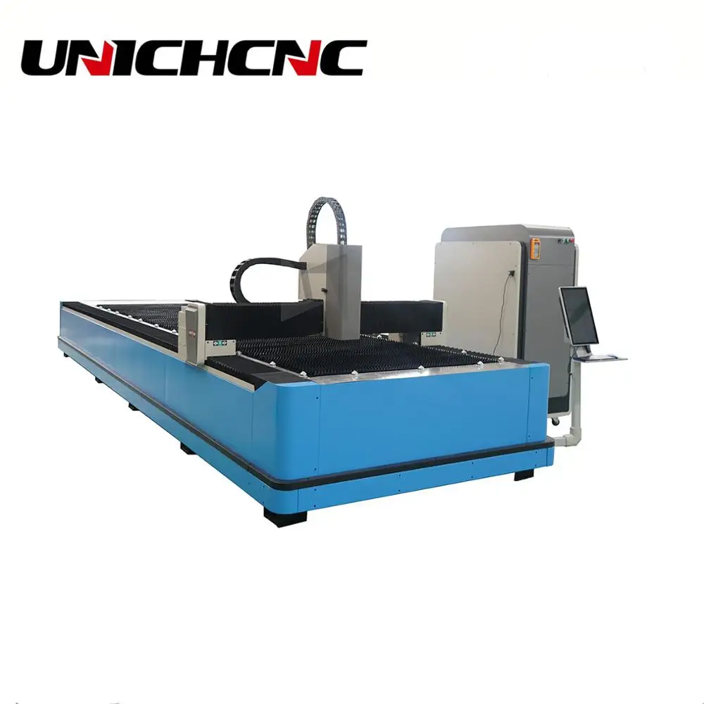 UNICHCNC низкая цена 1500x3000 мм машина для волоконной лазерной резки 1000 Вт|Фрезы по