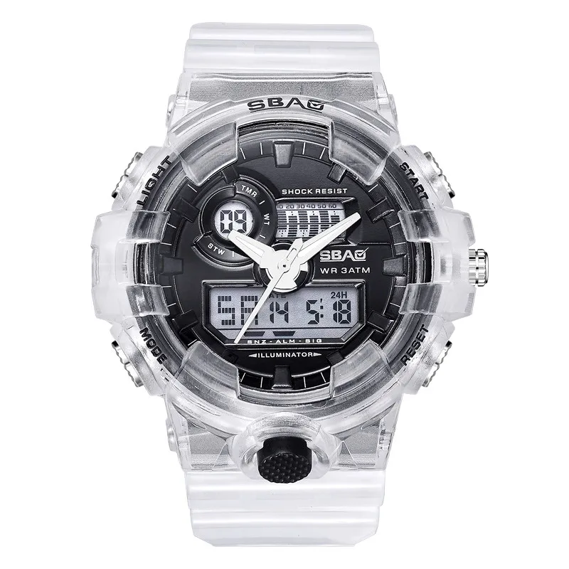Black Reloj mujer модные светящиеся электронные часы с будильником большие спортивные часы женские цифровые часы женские студенческие часы zegarek pandora& A - Цвет: Black