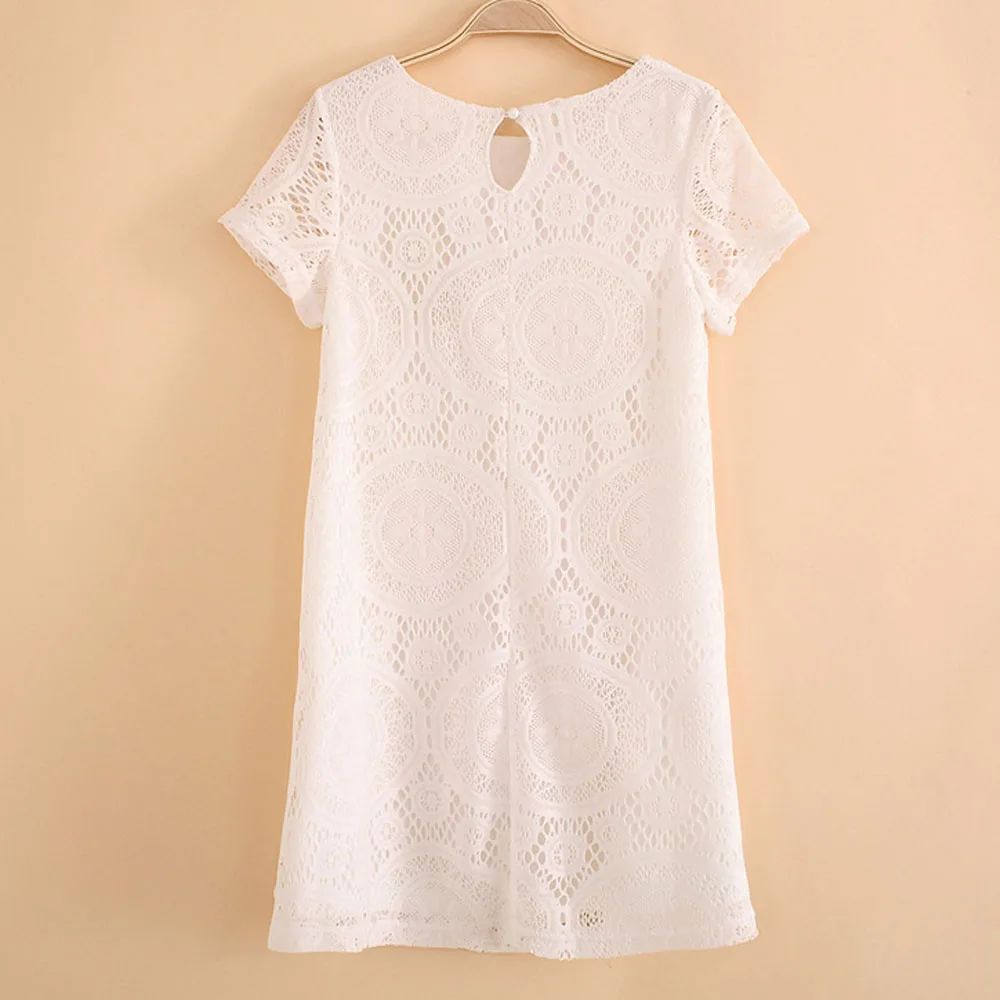 Оптовая DS-99 Европейский Vestidos Femininos Платье Лето Женщины Кружевном мода Линия Плюс
