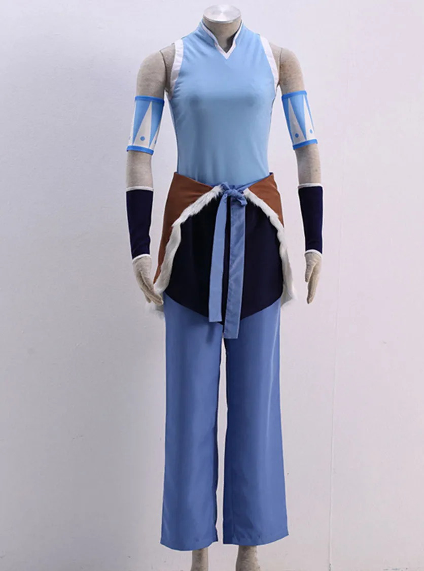 Горячая аниме Аватар: Легенда ведущей леди Корра Косплей Костюм Бесплатная