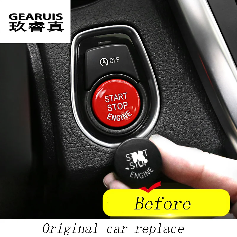 Стайлинг автомобиля для BMW F шасси F20 F30 F34 F10 F48 F52 F15 F16 F25 F26 кнопка запуска двигателя
