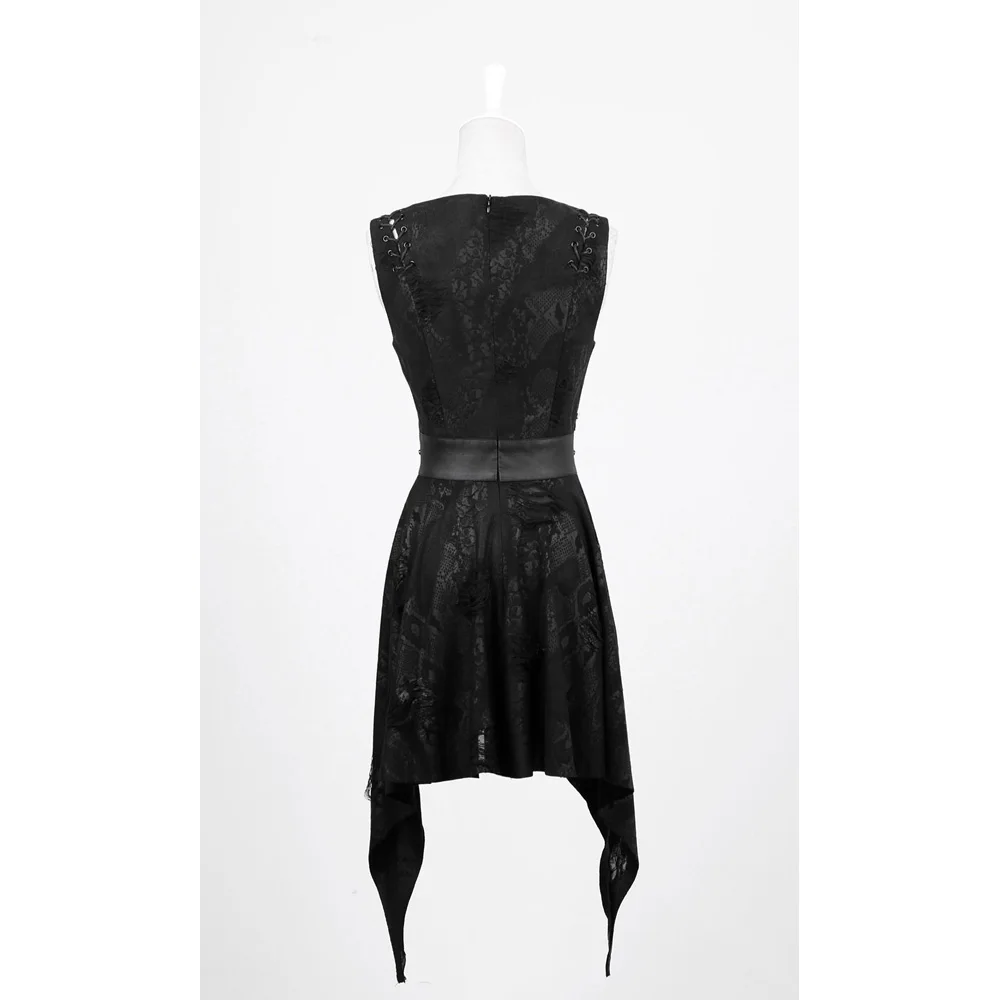 Женское платье с V образным вырезом в стиле панк|v neck|party dressesbrand dress |