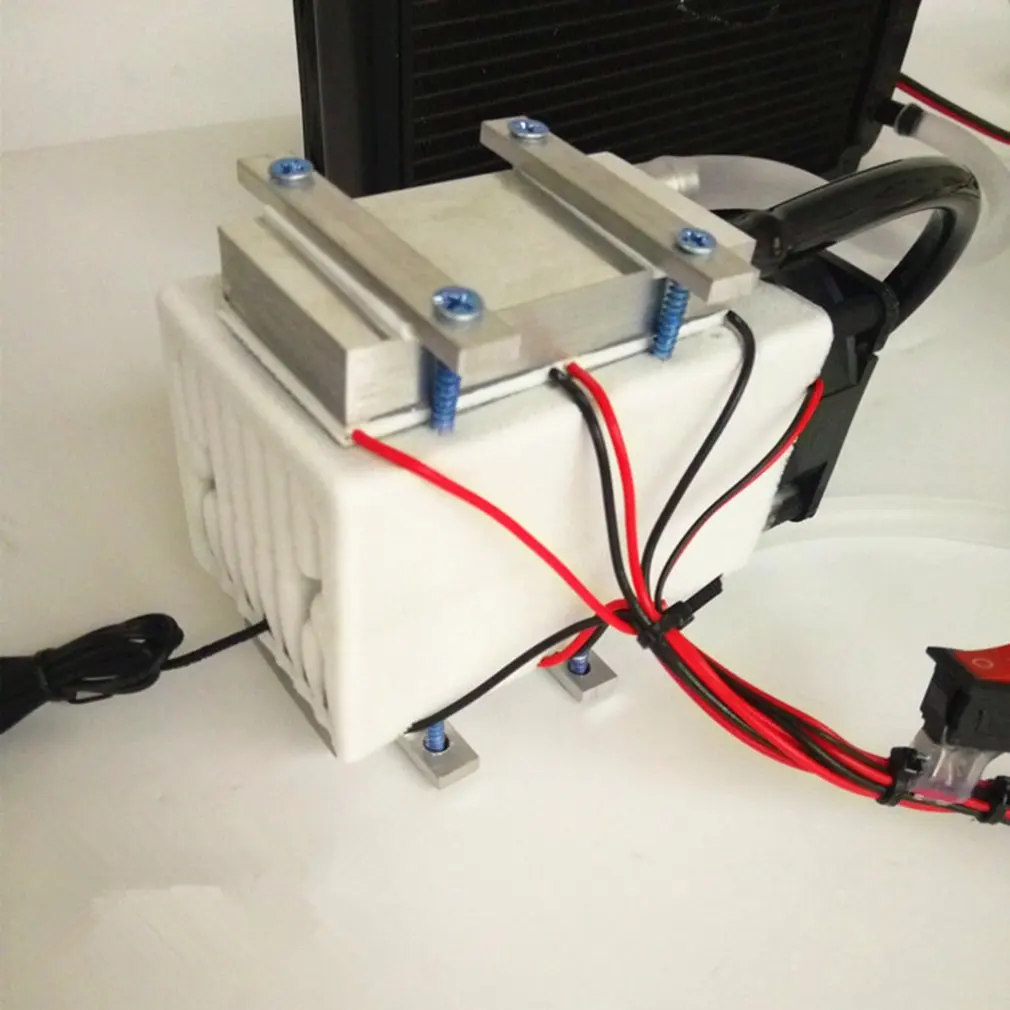 DC12V 108W алюминиевый вентилятор радиатора водяного охлаждения полупроводниковый