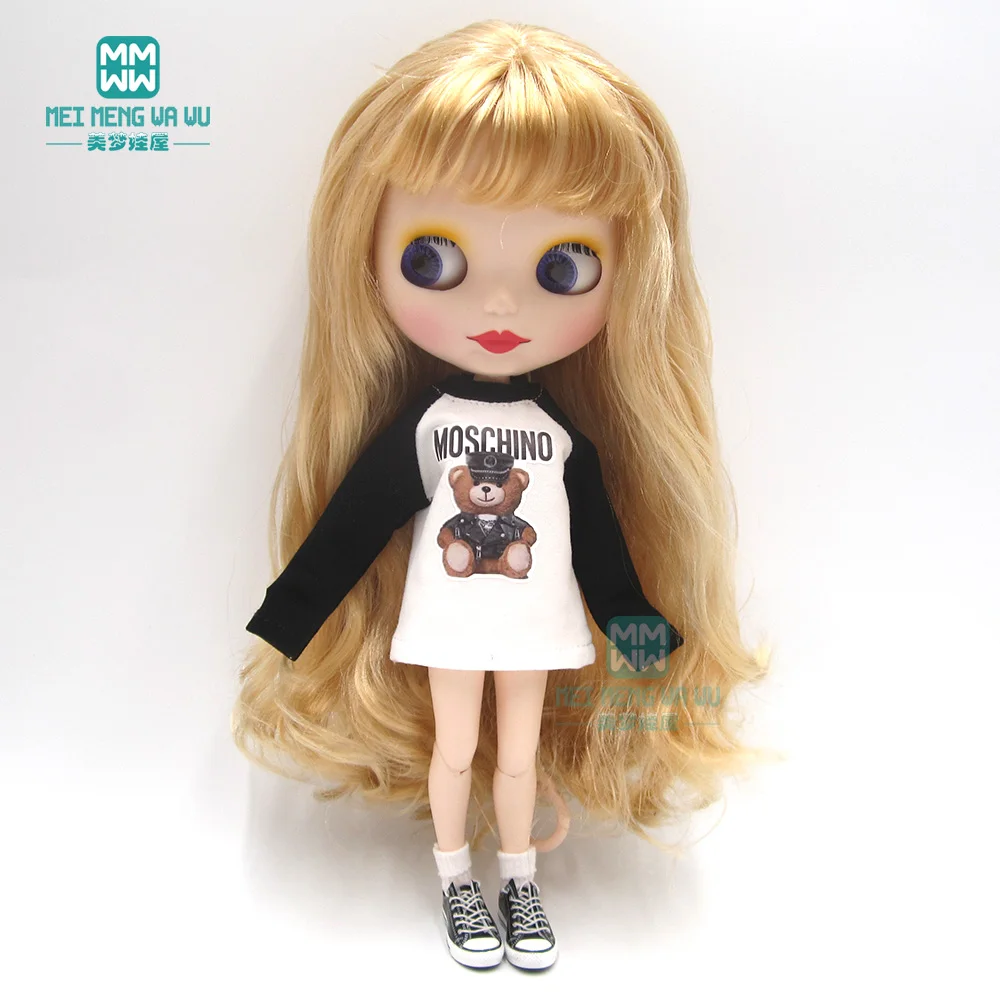 Одежда Blyth 1 шт. модная футболка с надписью для кукол Azone 1/6 аксессуары кукол|Куклы|