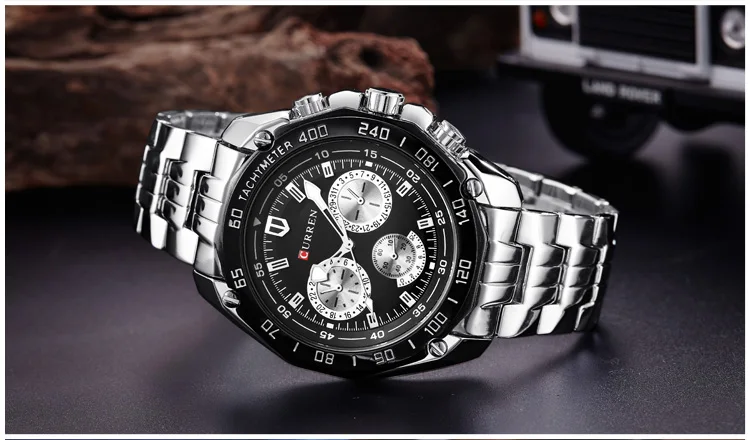 Curren Мужские часы quartzwatch Relogio masculino военные наручные часы модные повседневные Водонепроницаемость армии sports8077
