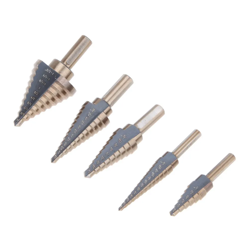 Набор ступенчатых Сверл из быстрорежущей стали кобальт 50 размеров ступенчатые