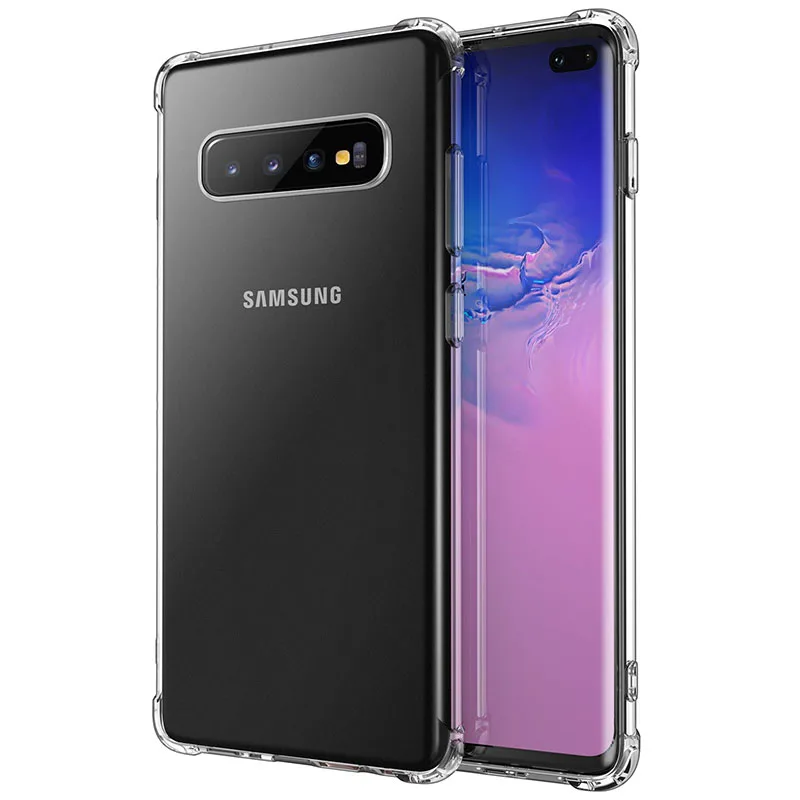 Прочный мягкий прозрачный чехол из ТПУ для Samsung Galaxy Note 10 S10 S7 S8 S9 Plus 8 9 S10E телефона| |