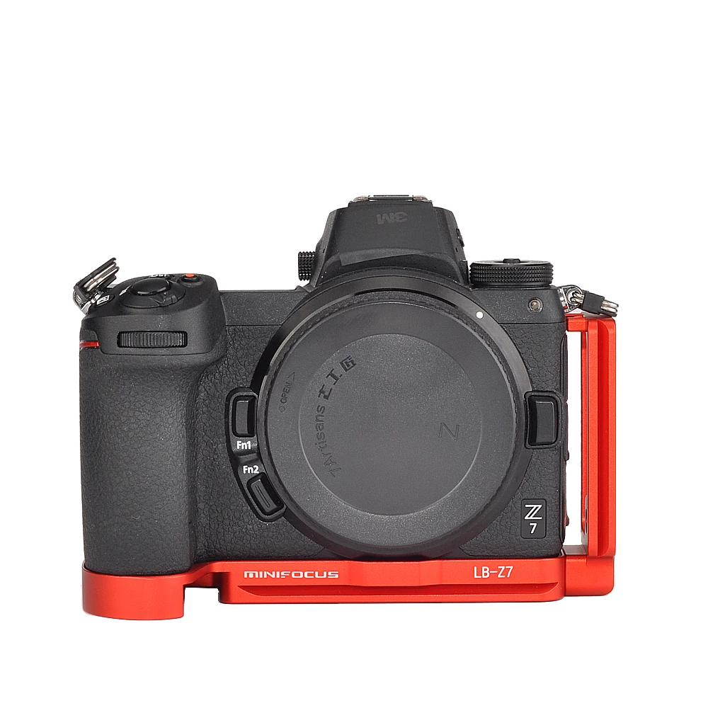Красный Цвет L кронштейн БЫСТРОРАЗЪЕМНАЯ пластина для Nikon Z7 Nikon Z6 камеры вертикальная панель рукоятка RRS Arca swiss совместимый