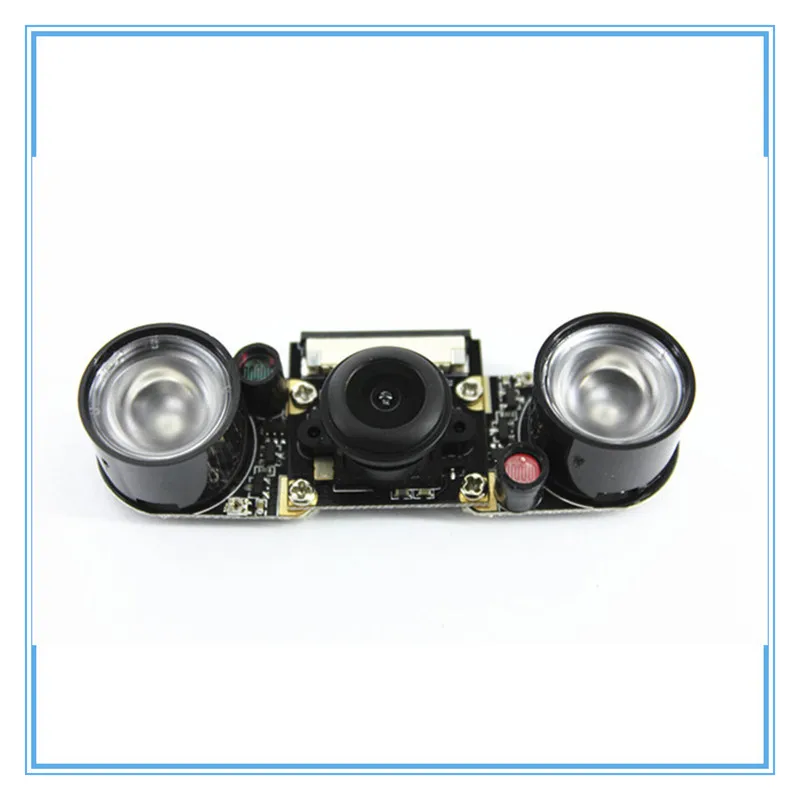 Raspberry Pi 3 Model B 5MP Night Vision Camera OV5647 Fisheye Webcam 1080P Wide-angle Module for 3B+/3B/2B | Компьютеры и офис
