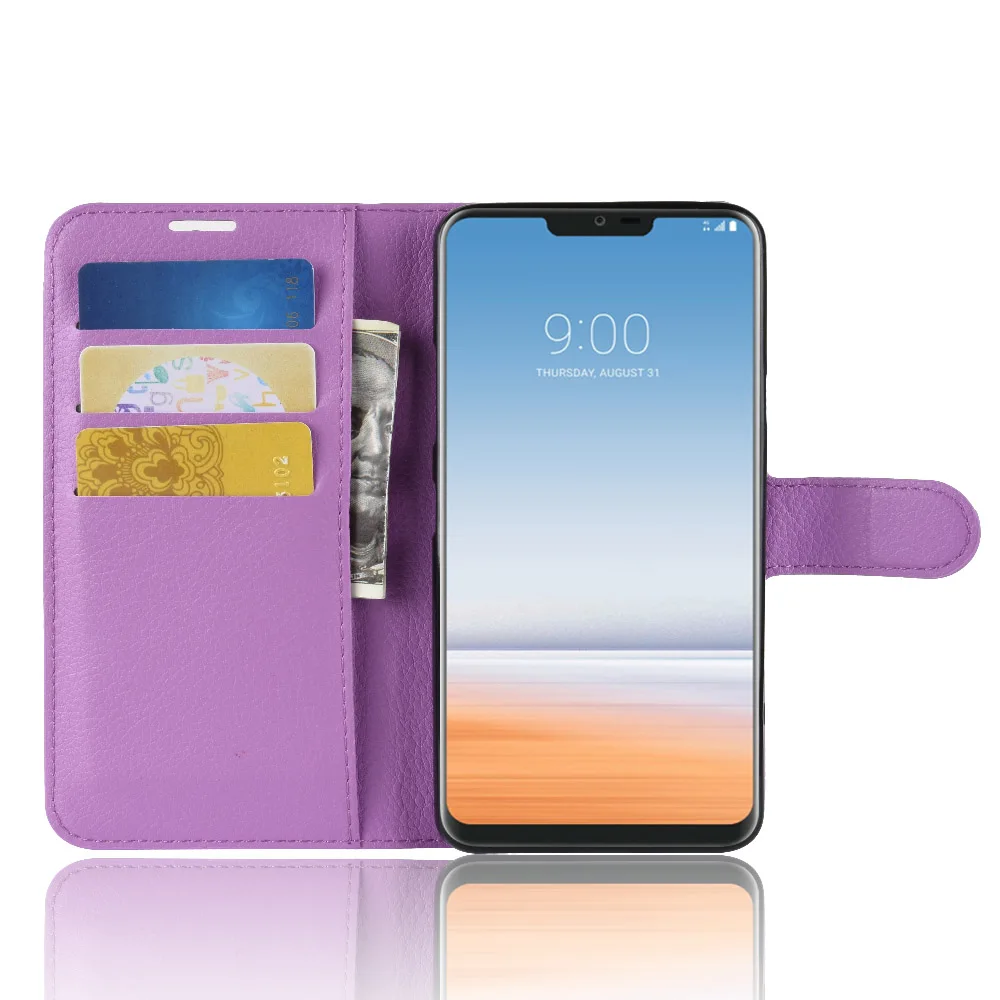 G7 чехол ThinQ для LG Чехол 6 1 дюйма Роскошный телефона из искусственной кожи Fit G 7 флип