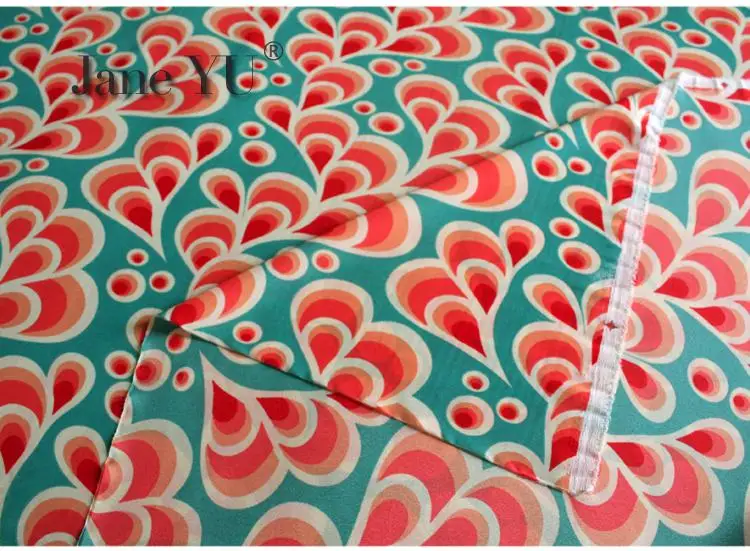 Новое высококачественное шифоновое платье с принтом из крепа и крепа-хвоста