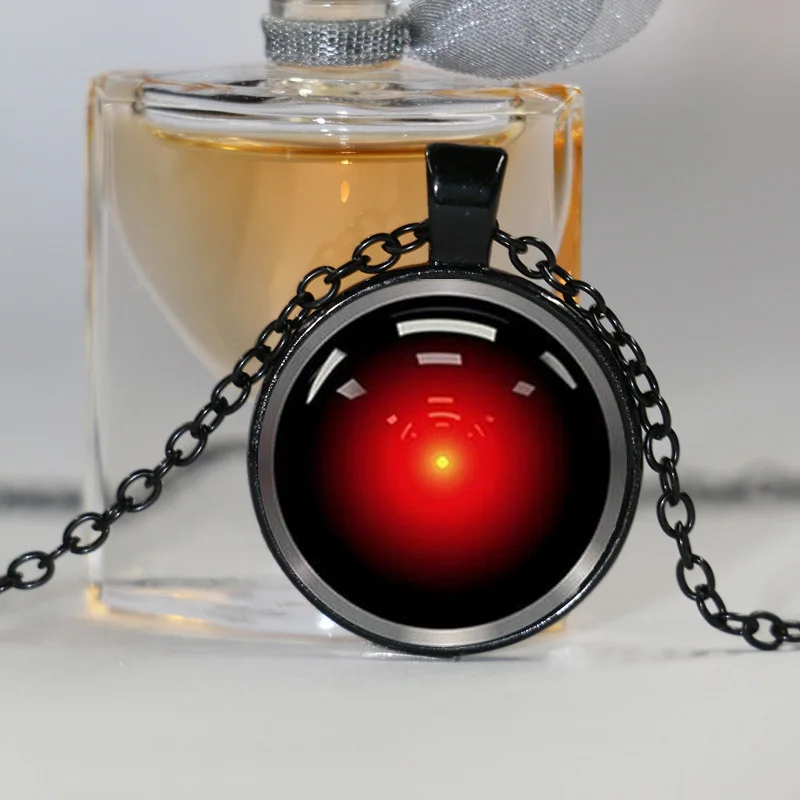 Hal 9000 космическая Одиссея вдохновленная Ожерелье Стеклянный кабошон ожерелье |