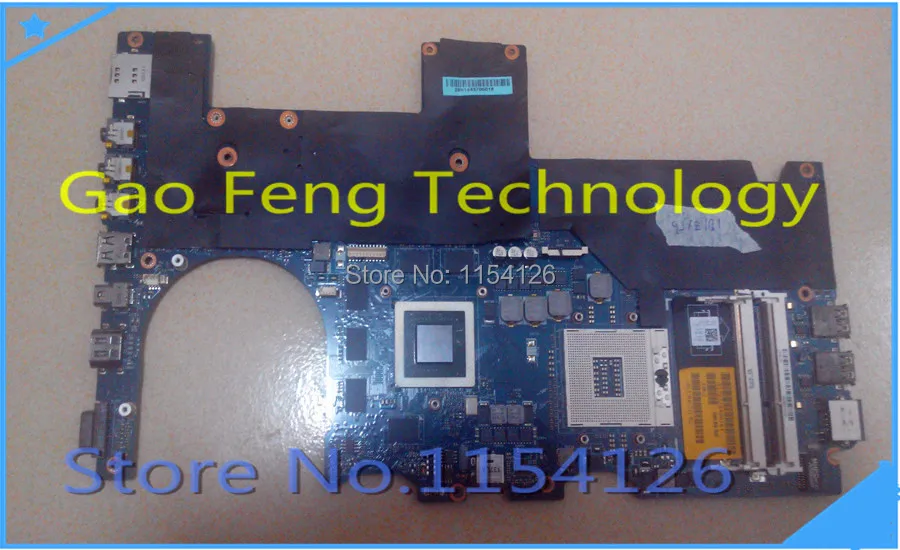 Оригинальная материнская плата для ноутбука M14X R1 dell cn 0knf1t la 6801p DDR3