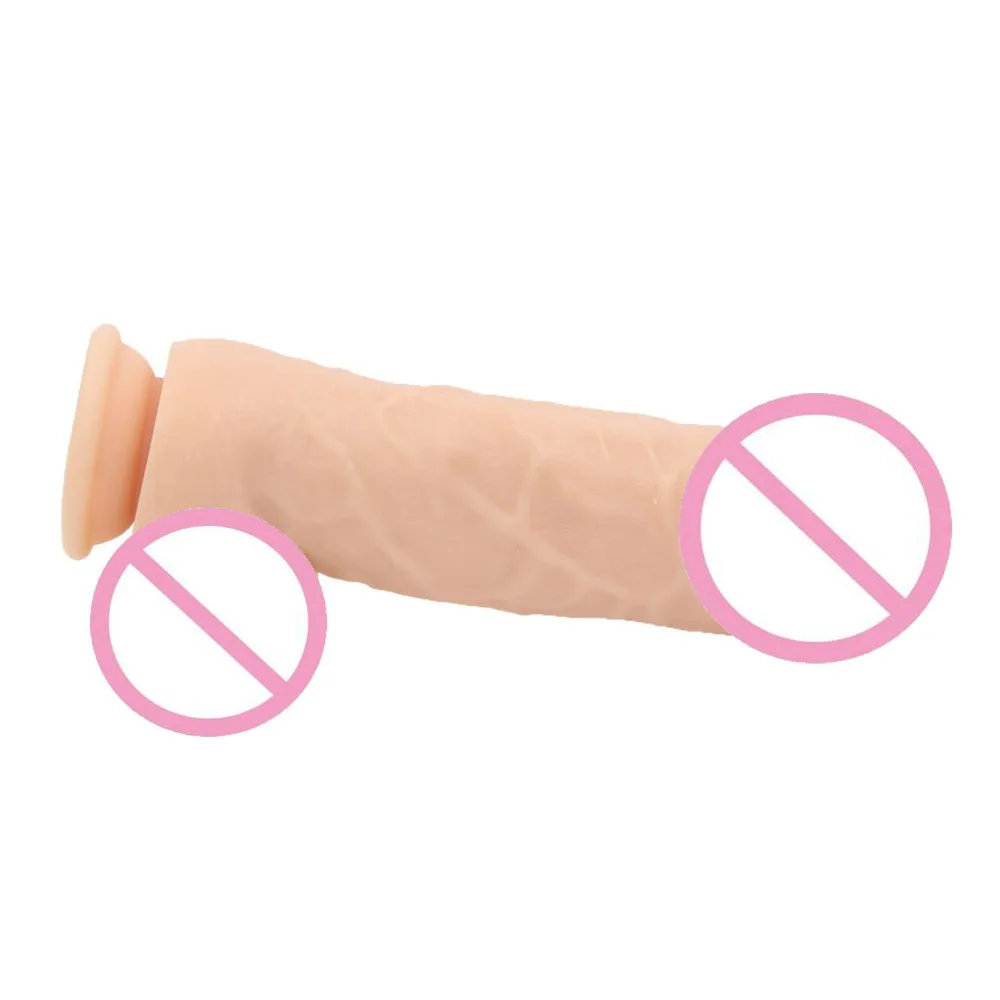 YEMA 9 дюймов огромный реалистичный фаллоимитатор гибкий большой пенис с сильной