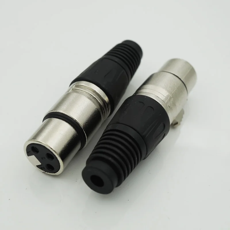 Коннектор XLR 20 шт./лот Cannon Female 3 Pins P сбалансировочный штекер для микрофона микшера