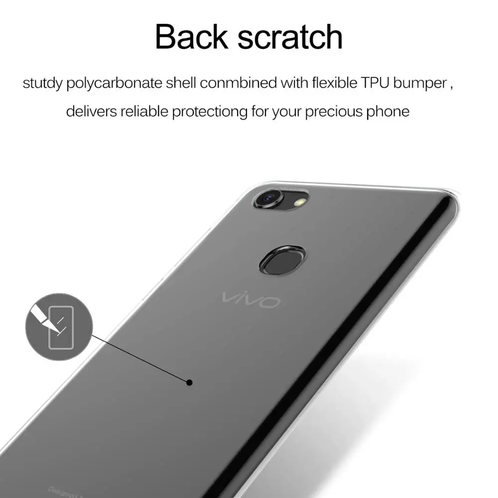 Soft Anti Slip TPU Phone Case for Vivo X27 Pro Iqoo V15 S1 U1 Y95 Y91 Y91i Nex 2 X23 Symphony V11i Z3i Z3 |