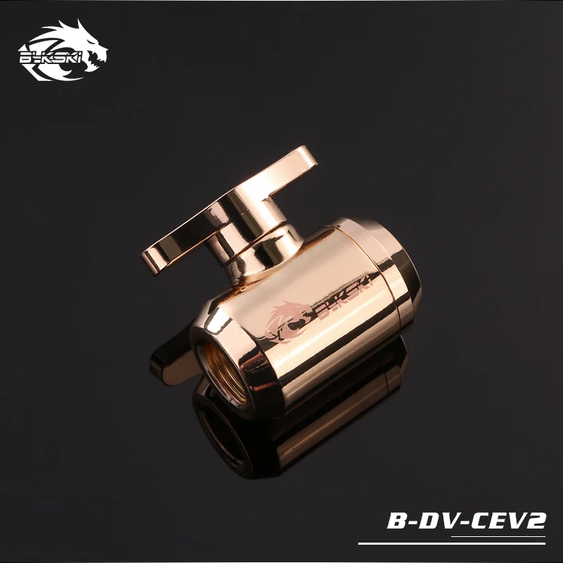 Bykski B-DV-CEV2 женский G1/4 &quotрезьба воды стоп шаровой кран | Компьютеры и офис