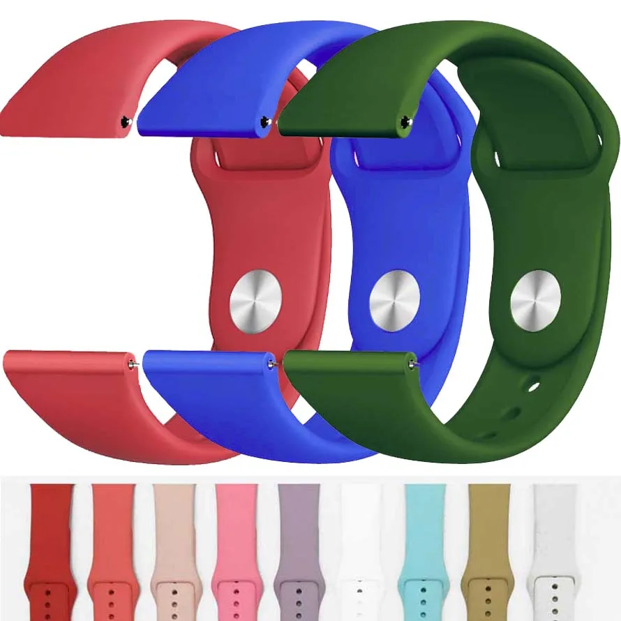 Watch strap for Samsung Gear S3 S2 sport Frontier Classic galaxy Watch 42 46mm Band huami amazfit bip 22 20mm huawei GT 2 strap
