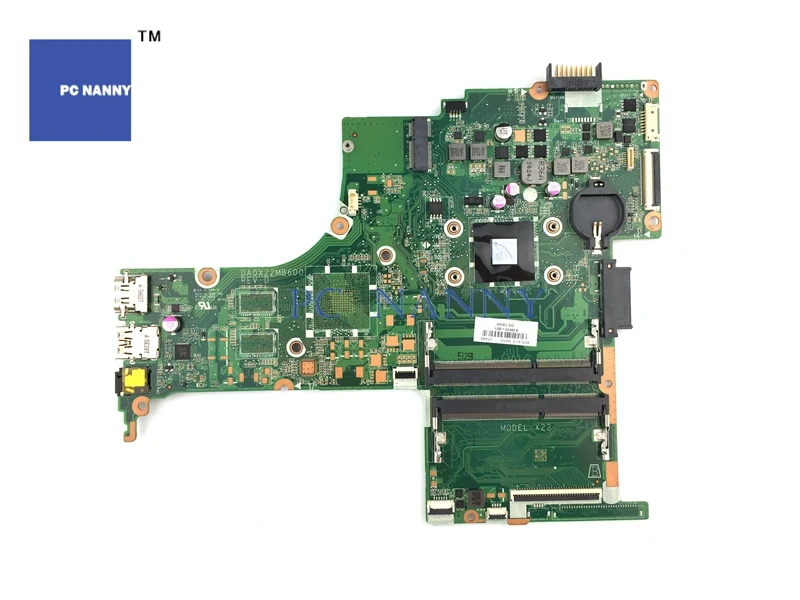 Материнская плата PCNANNY 810972 001 501 DA0X22MB6D0 X22 для Hp Pavilion 14 AB Series A8 7410|Материнские платы