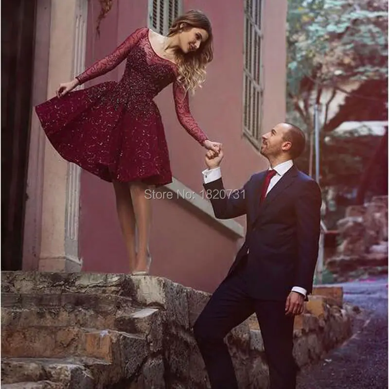 Роскошные Короткие платья для помолвки и вечеринок коктейльное платье с