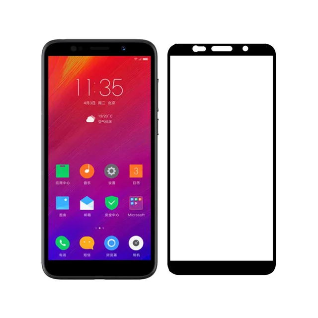 A5 Закаленное стекло для lenva K5 Play A5 полное покрытие Защита экрана для lenva K5play мобильное Защитное стекло для телефона полная Клеевая Пленка - Цвет: A5