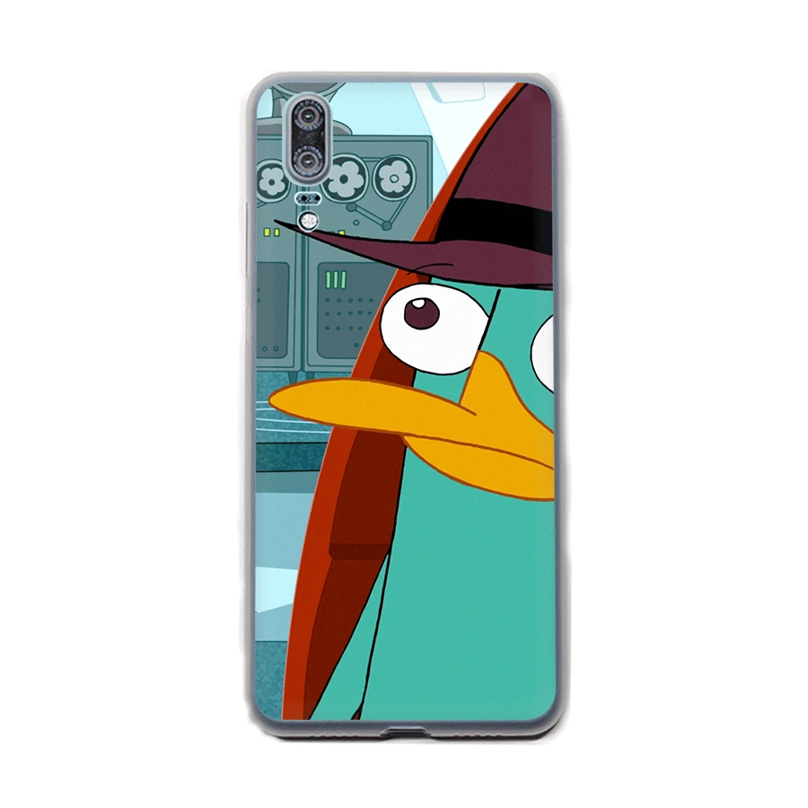 Чехол для телефона Perry The Platypus Huawei P8 P9 P10 P20 P30 Lite Plus Pro P Smart Cover | Мобильные телефоны и