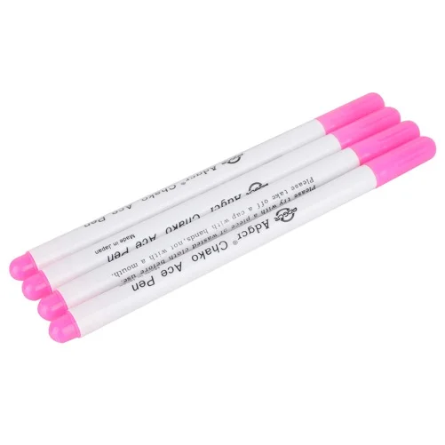 oneroom 4pcs Stitch Erasable Markers Soluble Cross Grommet Ink Fabric Marker Pens DIY Needlework Maker Pen Sewing 4 C | Дом и сад