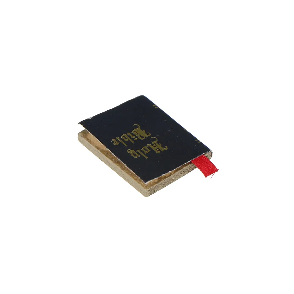 1 шт. Миниатюрная Библия-книга для кукольного домика 2 4x1 9 см 1:12 декоративные