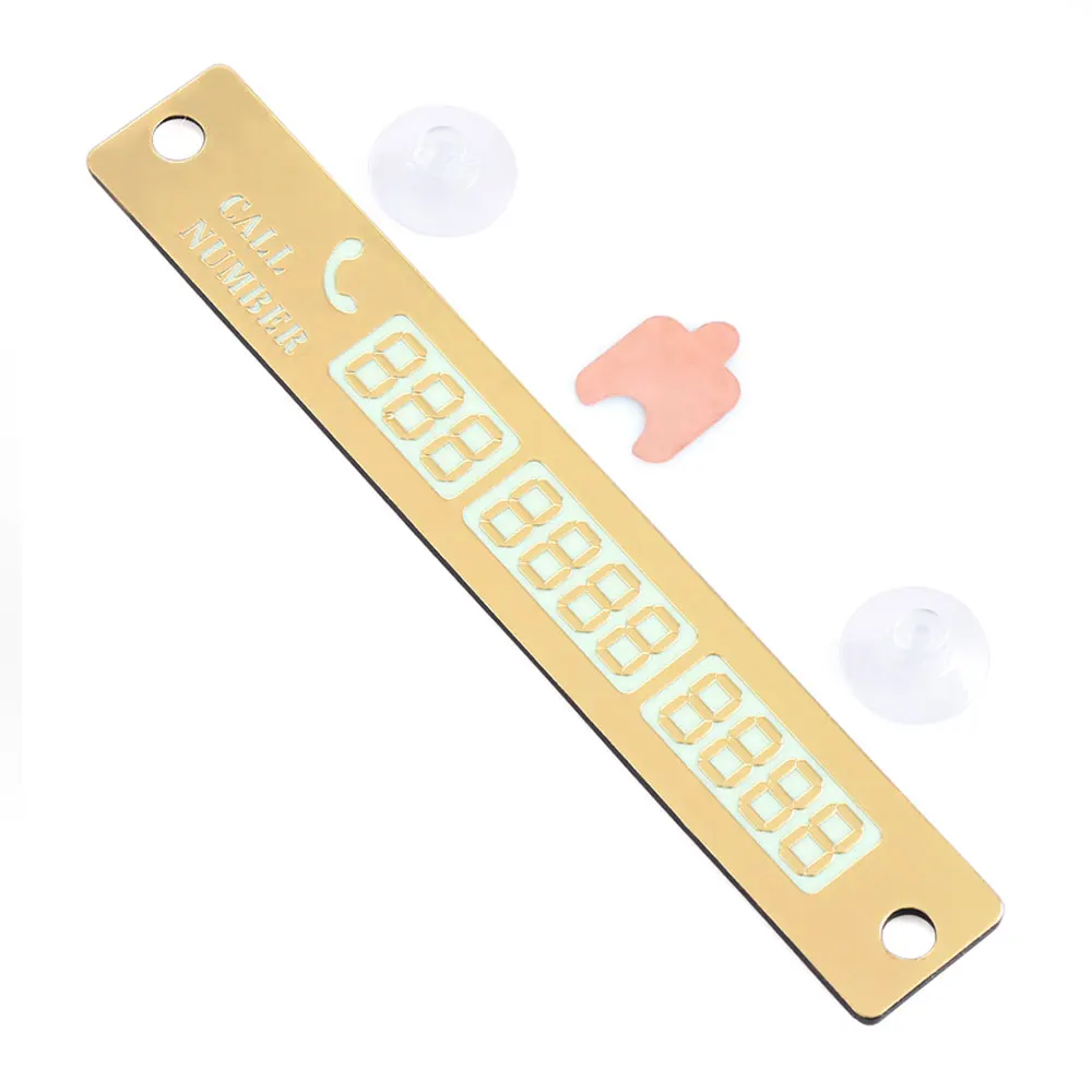 1 шт. ночной Светильник временная парковка уведомления карты телефон номерной