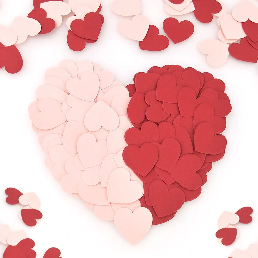 100 шт. 3 см. настольные конфетти в горошек со звездочками и сердечками для детского