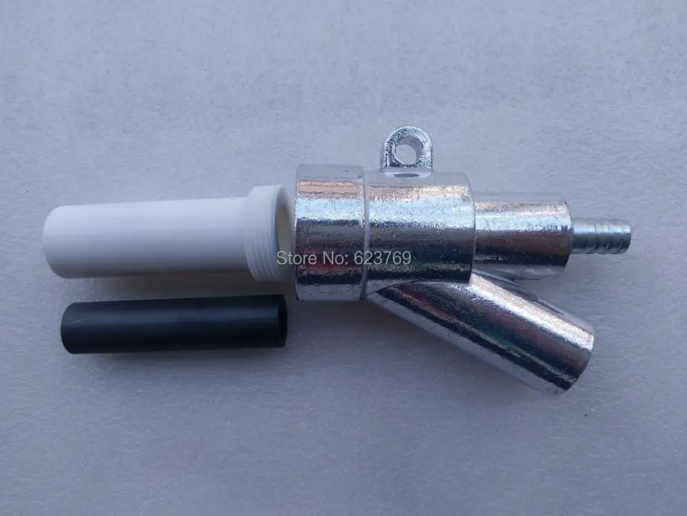 RZZ Пескоструйный пистолет комплект с 1 карбидным соплом Бора (80x20x10 мм) Замена для