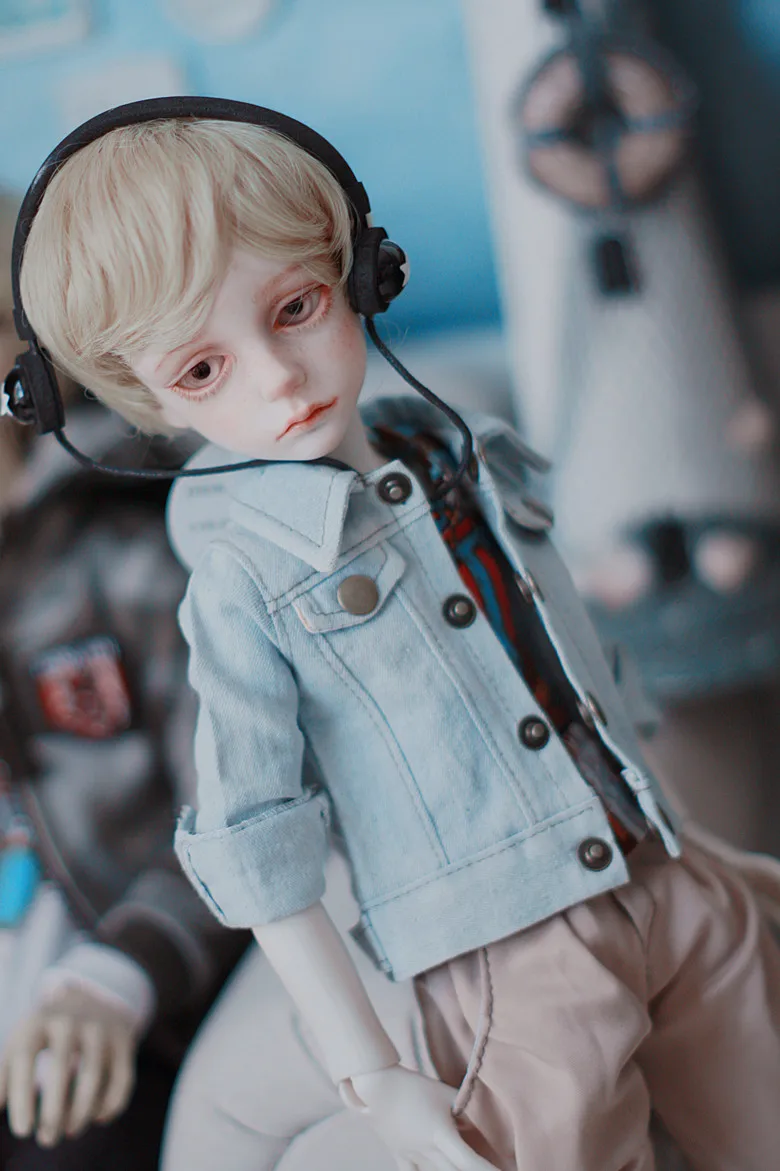 1/4 1/3 1/6 SD10 SD13 мальчик девочка женщина aod dod msd Yosd sd bjd Кукла одежда пальто Джинсовая куртка ED81
