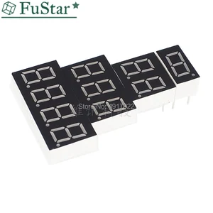 10 шт. 7-сегментный светодиодный дисплей 0,36 дюйма 1  2  3 4 бит общий катод общий анод цифровая трубка 7-сегментный светодиодный дисплей Горячая Новинка